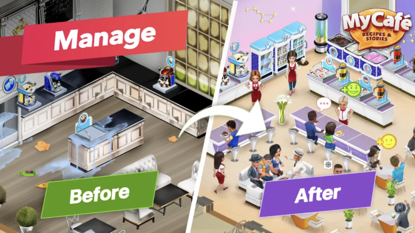 اسکرین شات 6 بازی My Cafe — Restaurant Game