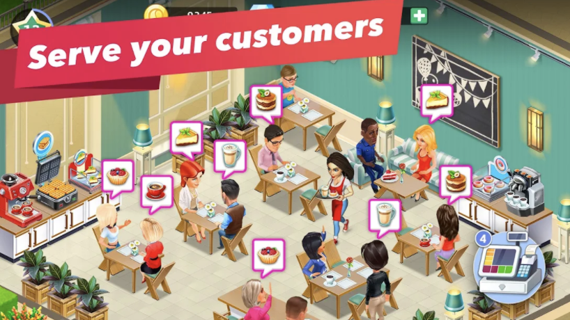 اسکرین شات 3 بازی My Cafe — Restaurant Game