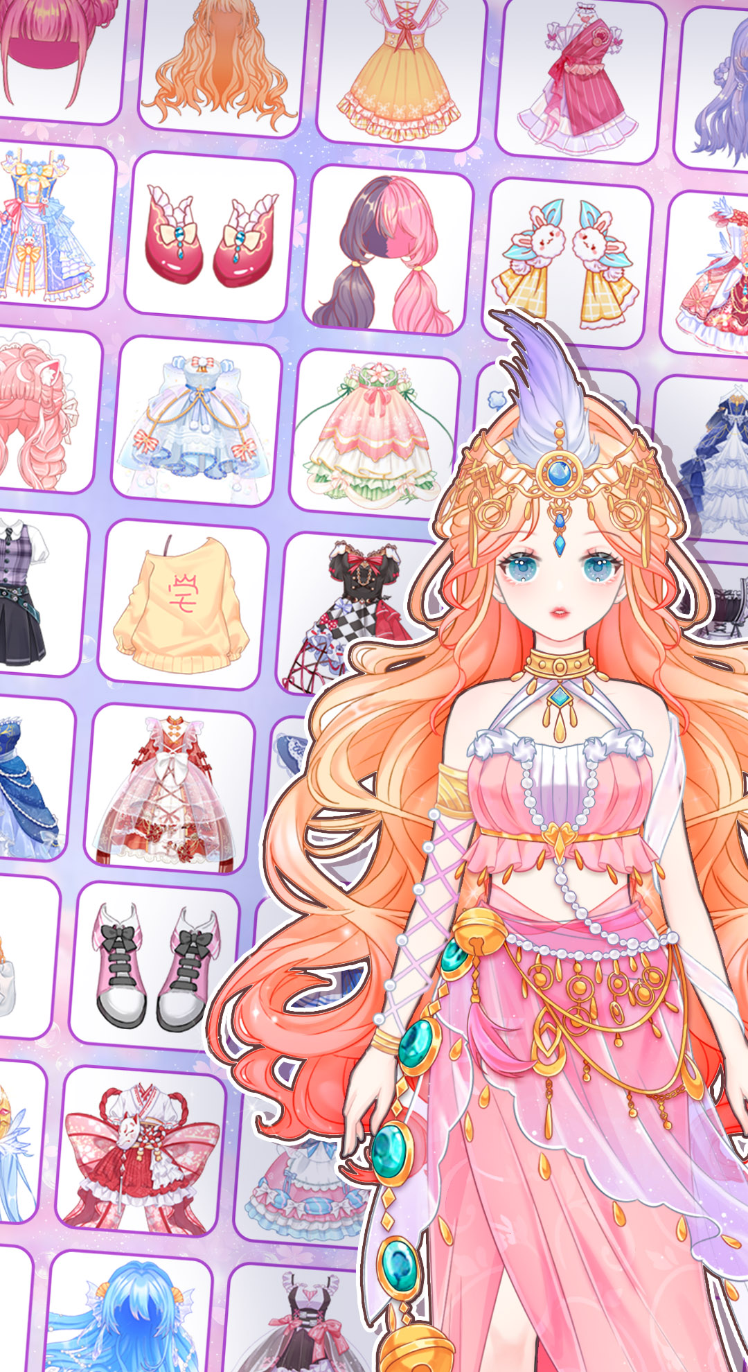 اسکرین شات 3 بازی Anime Princess 2：Dress Up Game