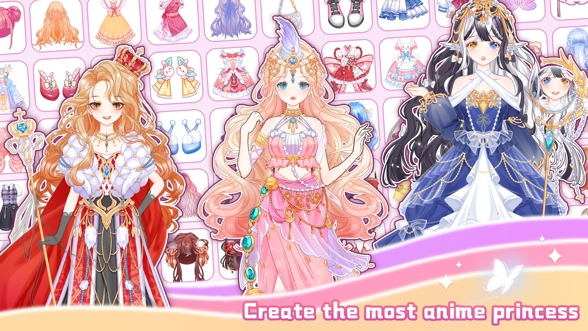 اسکرین شات 1 بازی Anime Princess 2：Dress Up Game