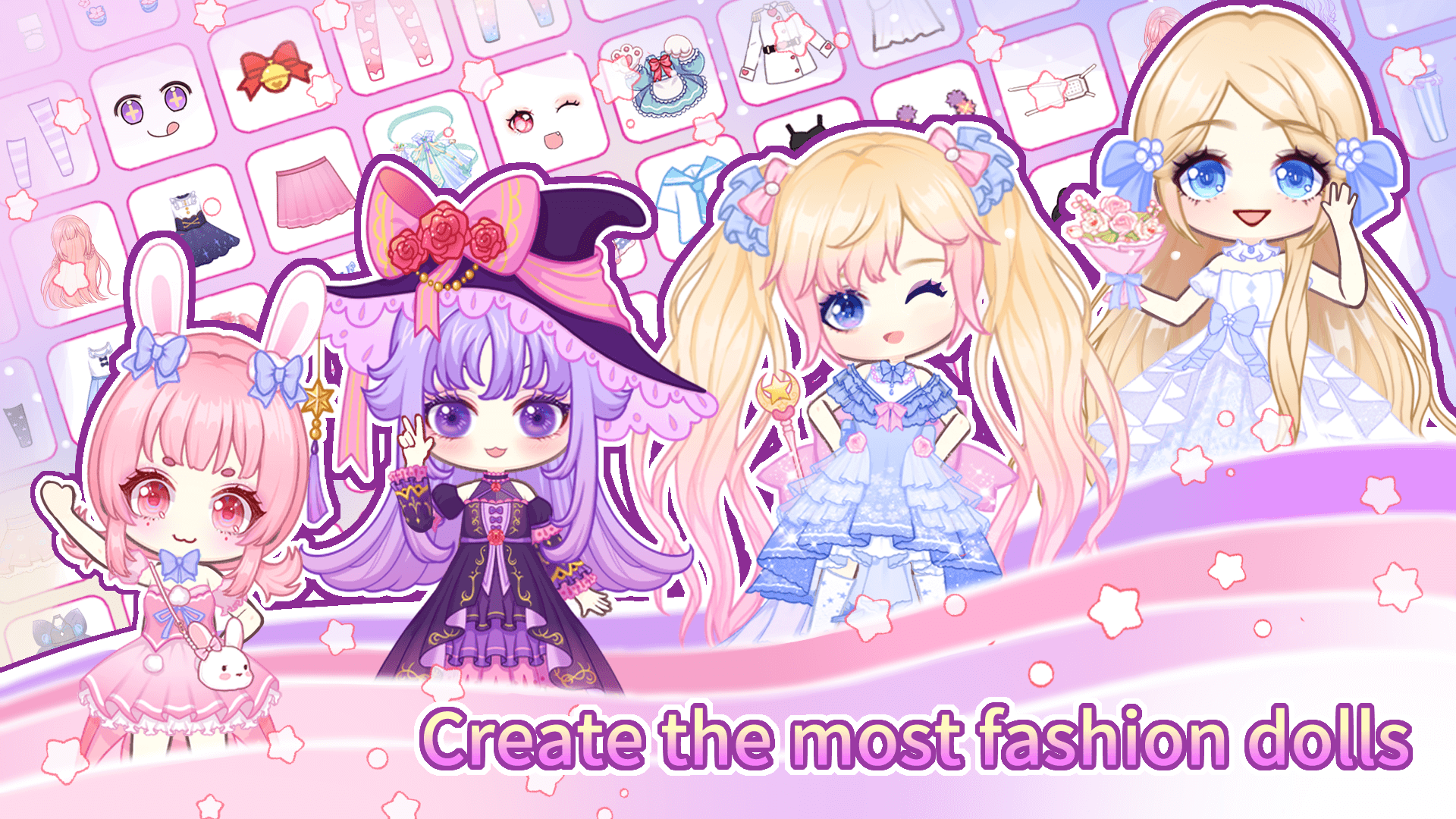 اسکرین شات 1 بازی Sweet Doll Dress Up Games