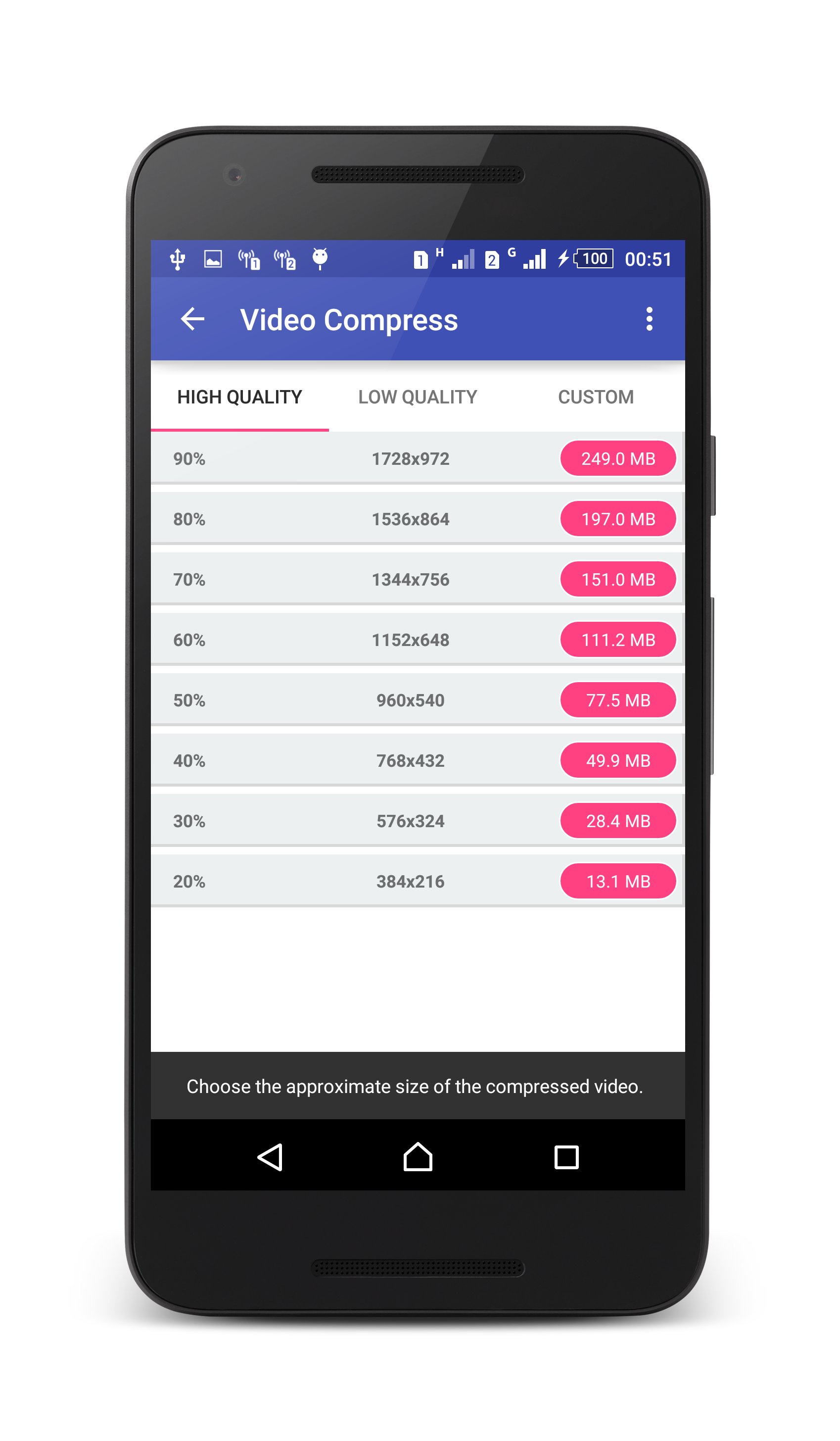 اسکرین شات 4 برنامه فشرده سازی فیلم - video compressor