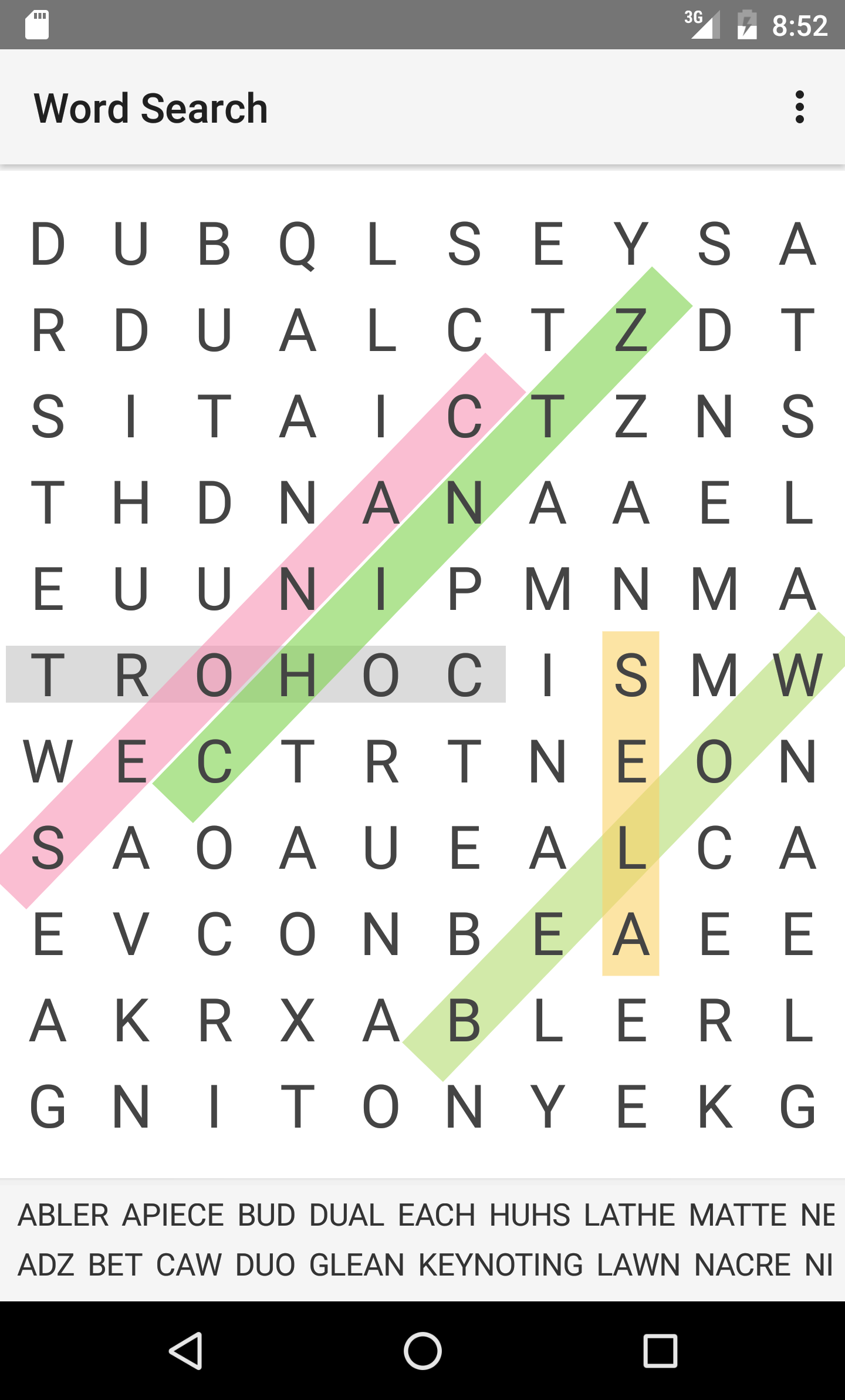 اسکرین شات 1 بازی Word Search