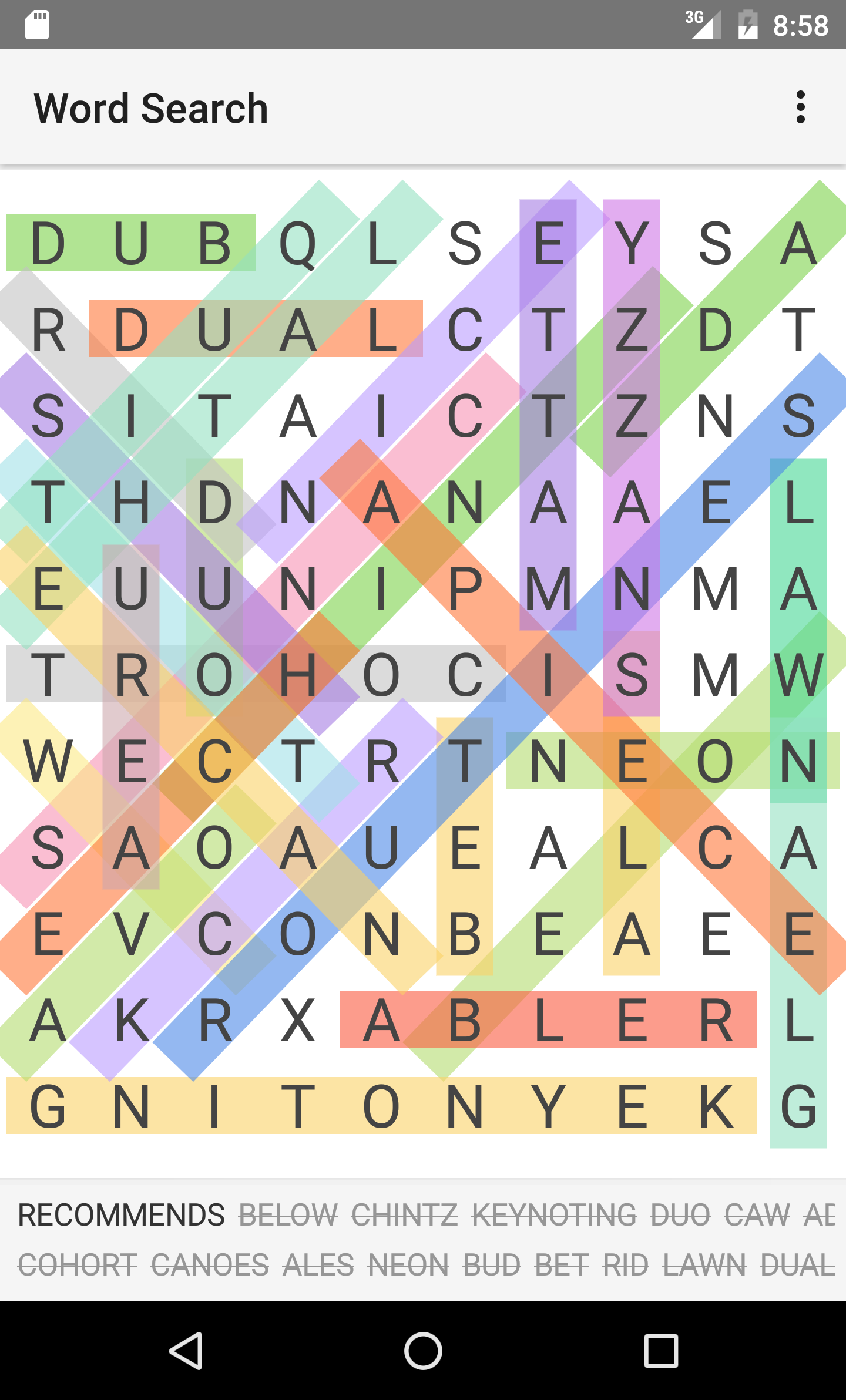 اسکرین شات 3 بازی Word Search