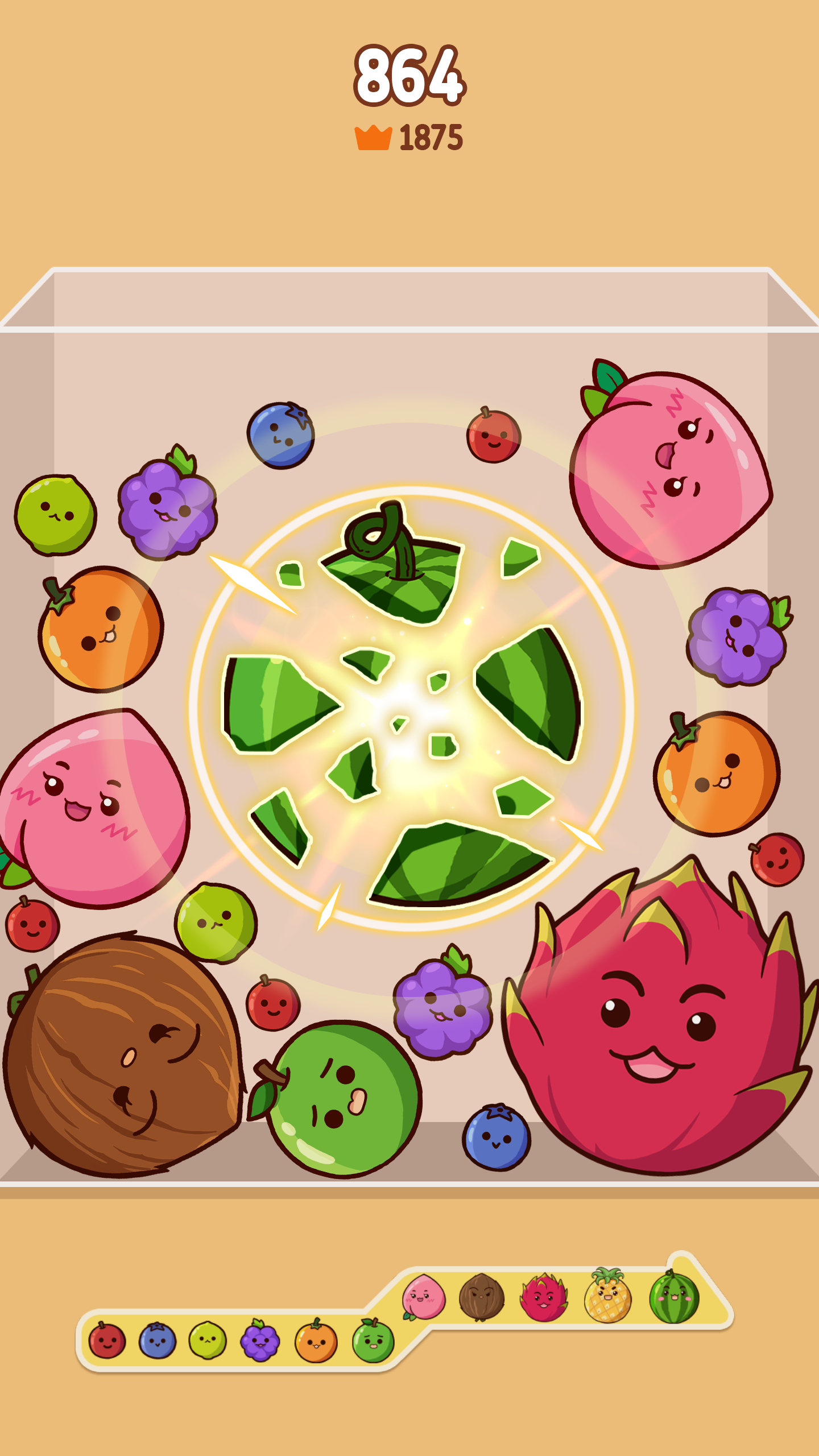 اسکرین شات 3 بازی Fruit Merge™: Match Game