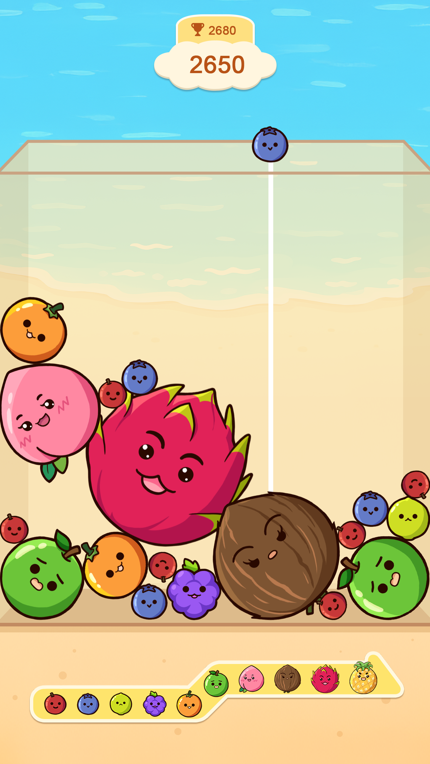اسکرین شات 4 بازی Fruit Merge: Juicy Drop Game