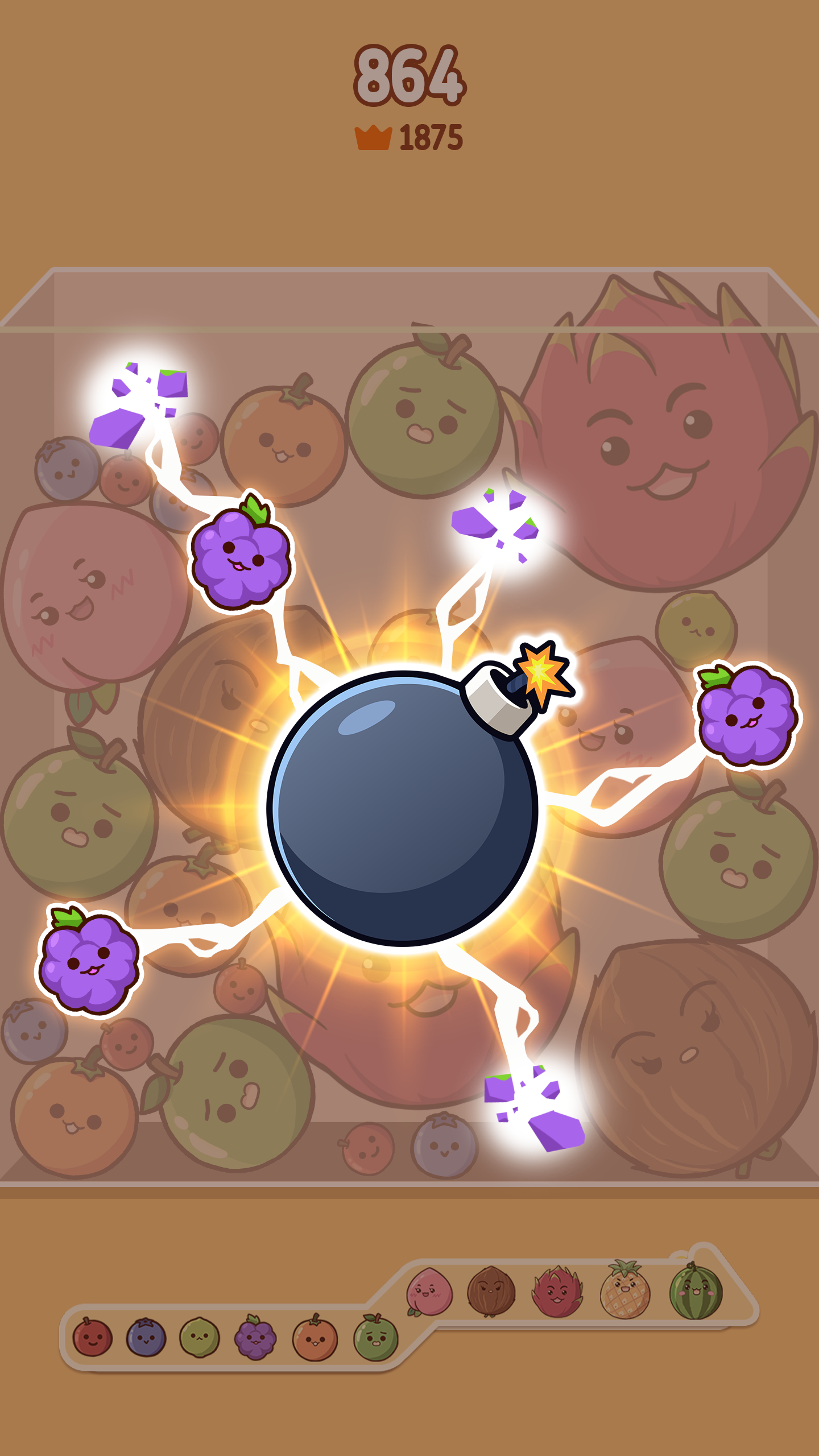 اسکرین شات 6 بازی Fruit Merge™: Match Game