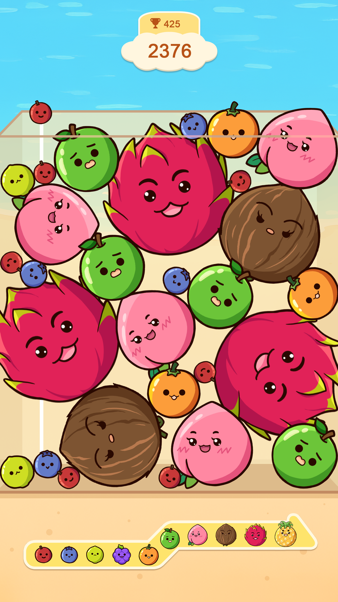 اسکرین شات 7 بازی Fruit Merge: Juicy Drop Game