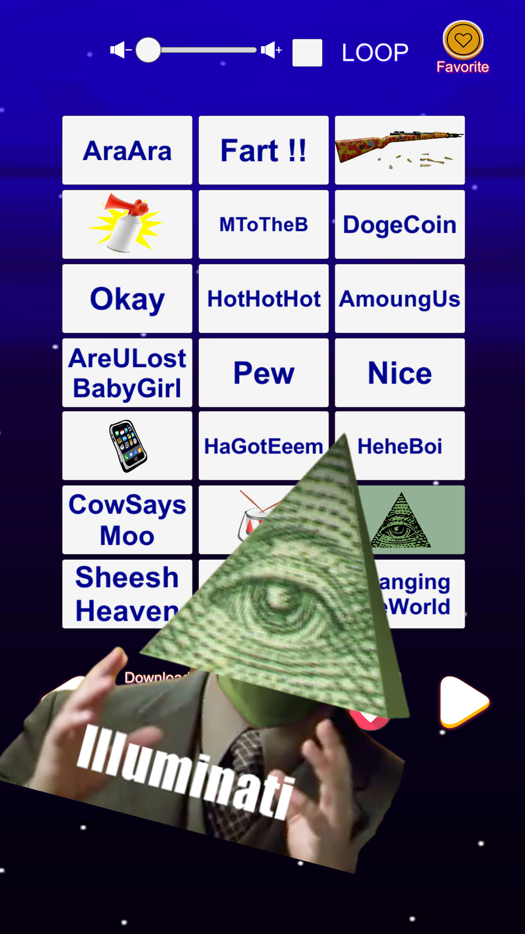اسکرین شات 2 برنامه Meme Sound Effect Soundboard