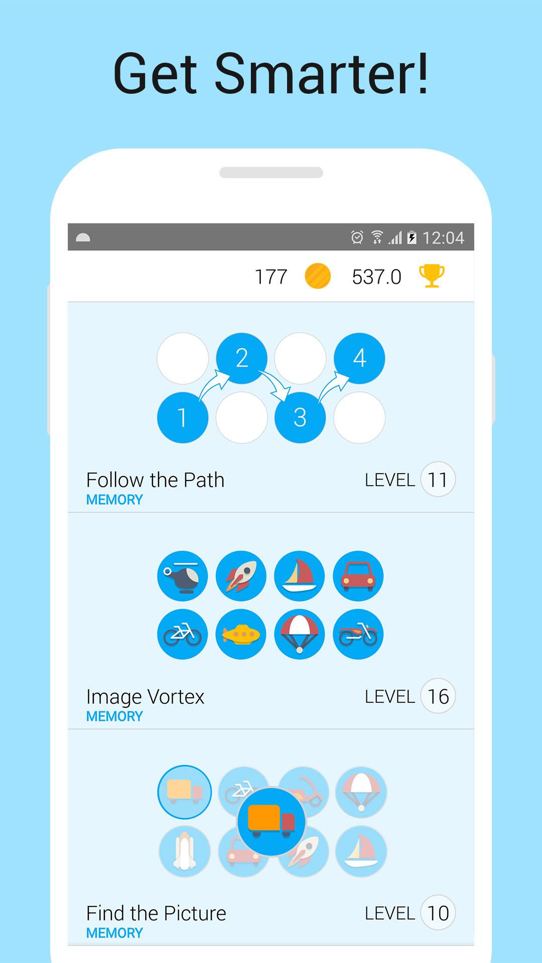 اسکرین شات 1 بازی Memory Games: Brain Training