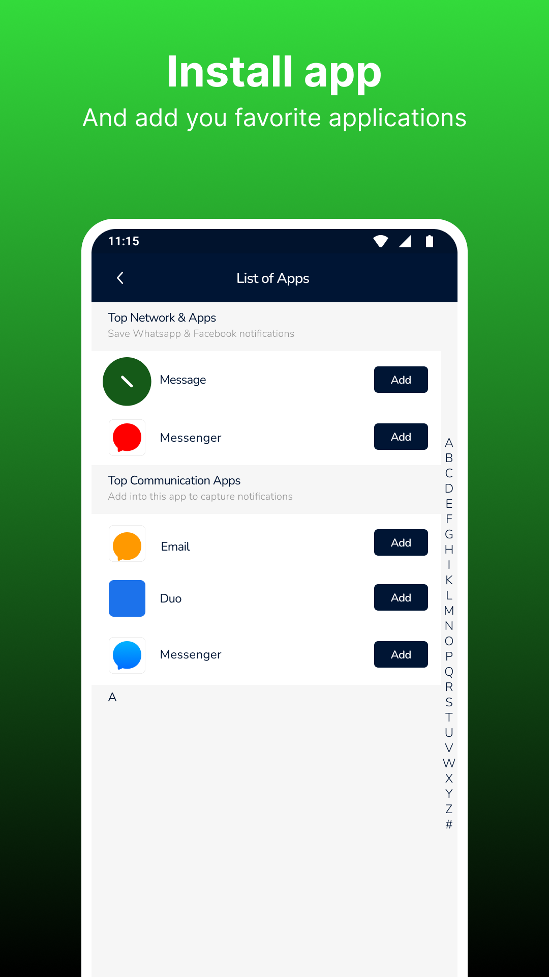 اسکرین شات 5 برنامه Deleted Messages Recovery