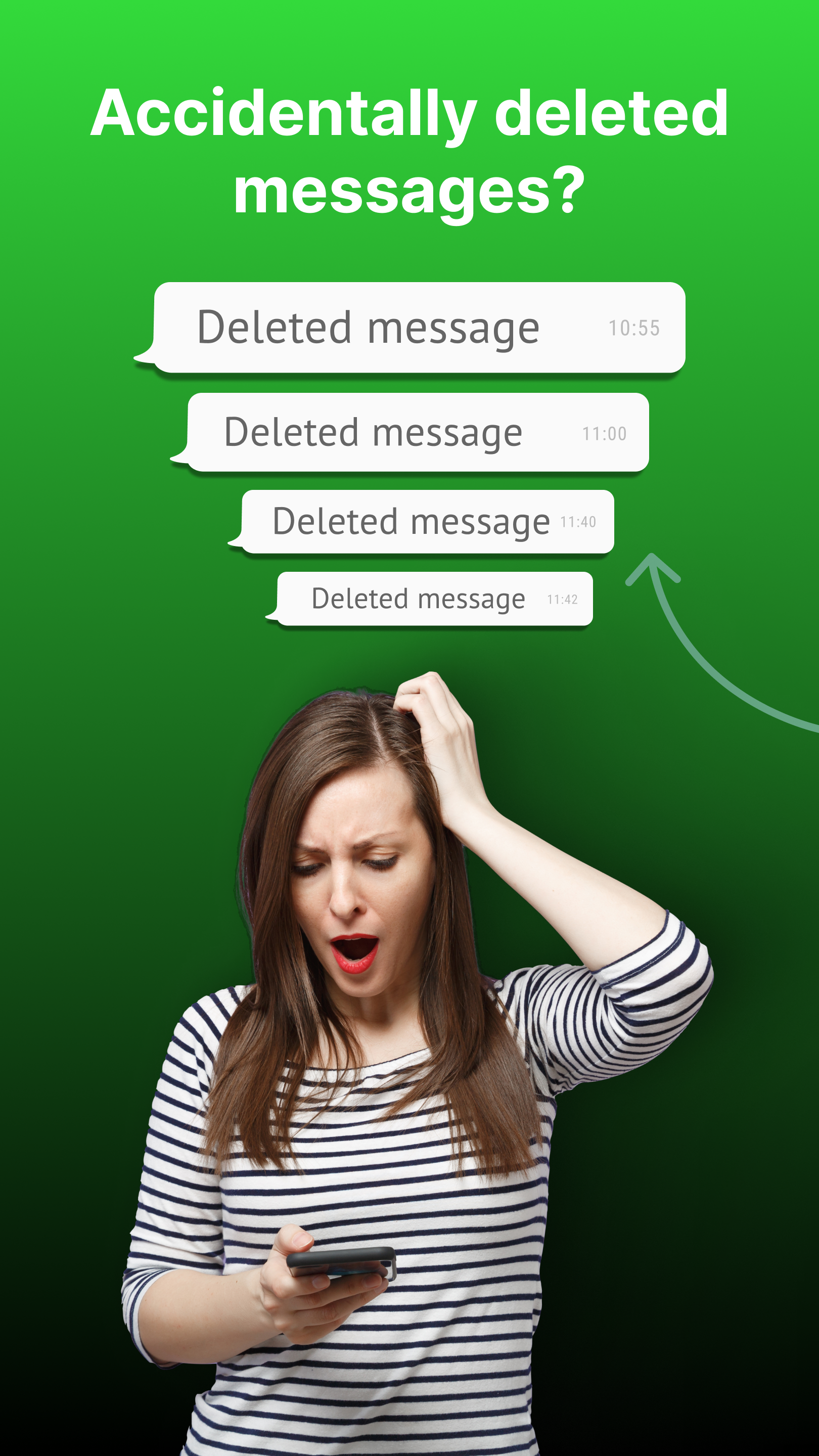 اسکرین شات 2 برنامه Deleted Messages Recovery
