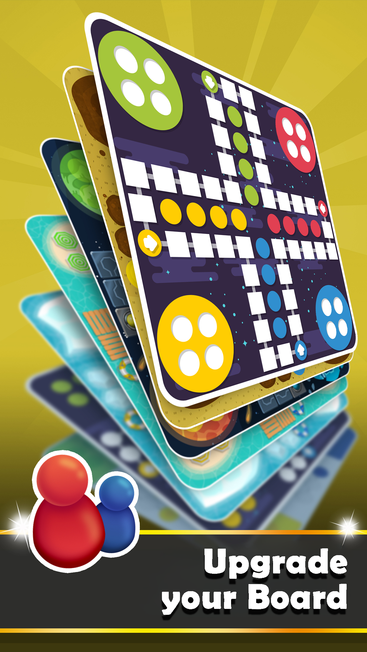 اسکرین شات 2 بازی Ludo Trouble: Family Board Fun