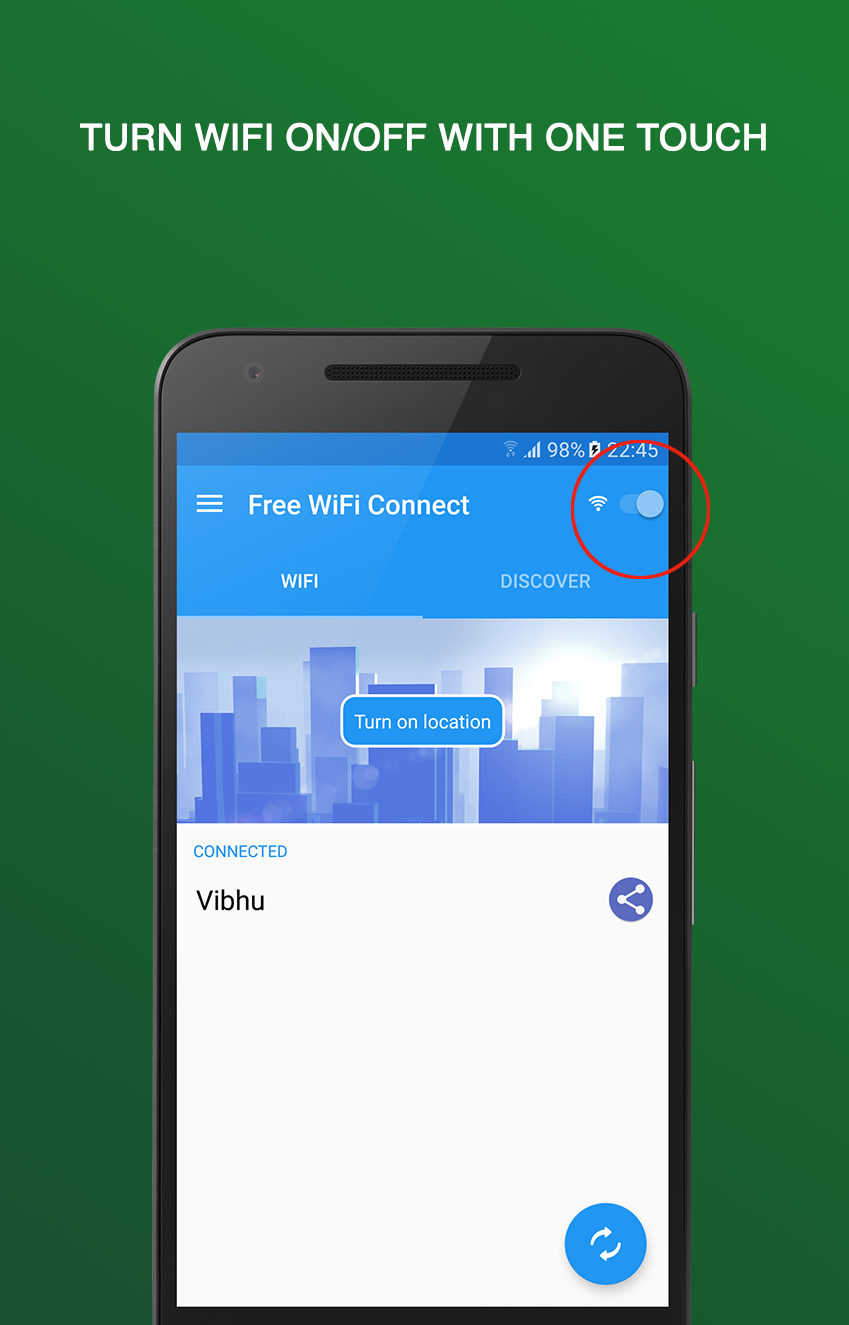 اسکرین شات 1 برنامه Open WiFi Connect