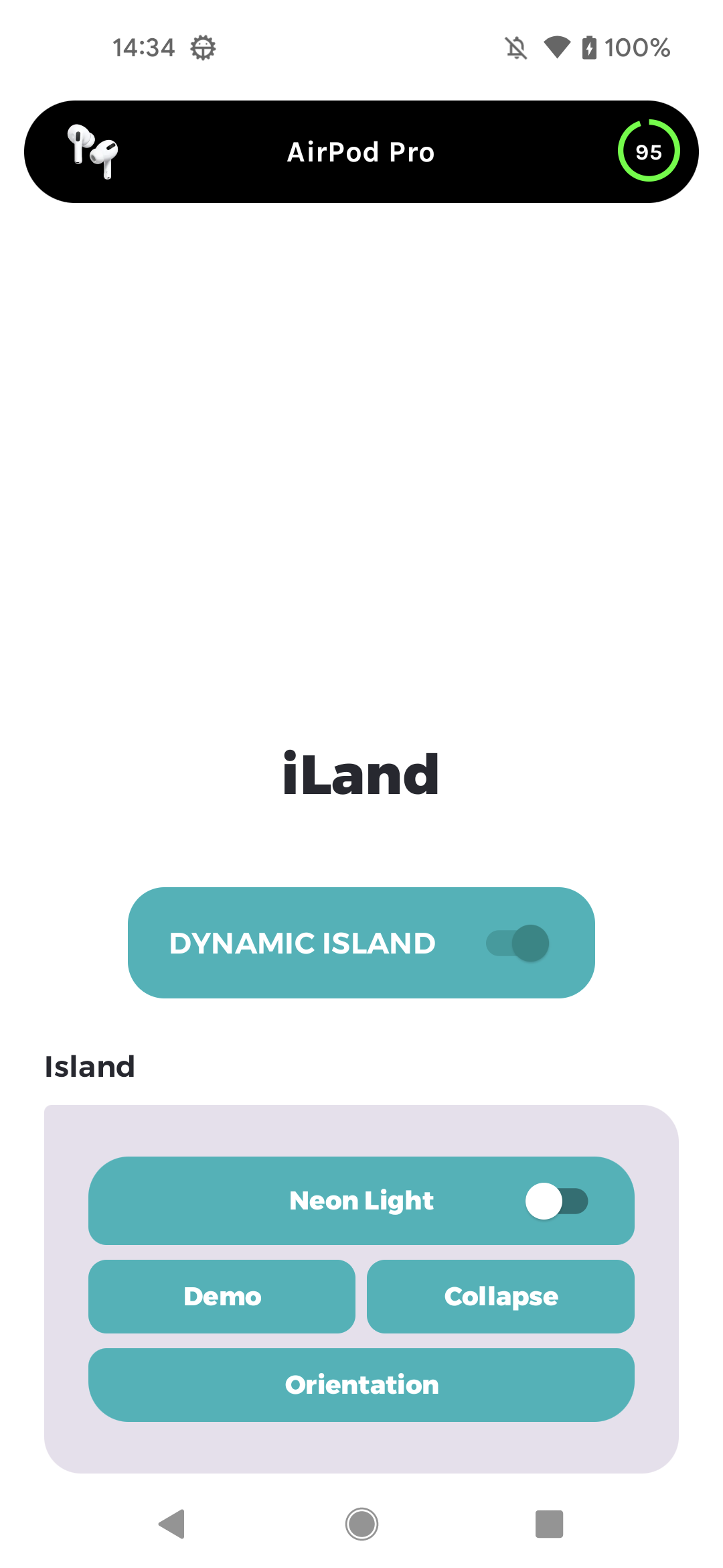 اسکرین شات 4 برنامه Dynamic notch iOS 16 - iLand