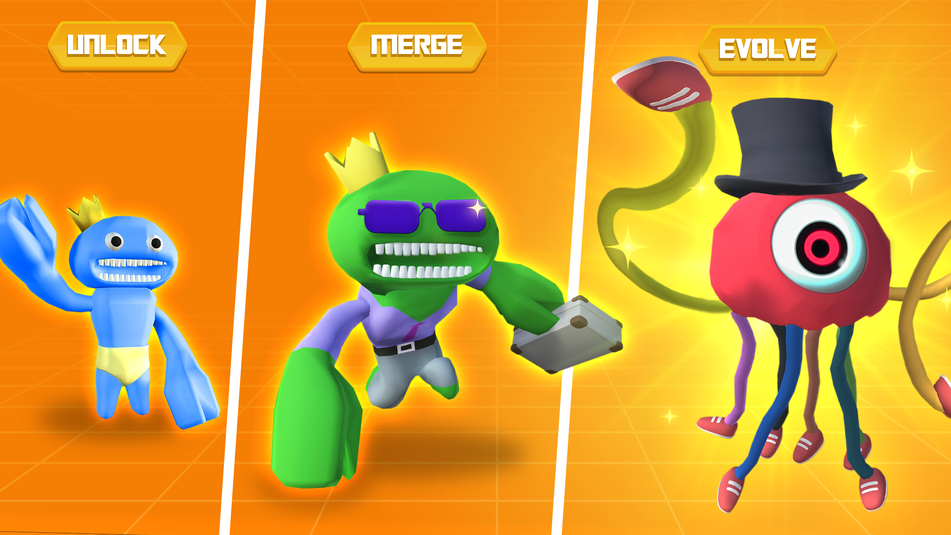 اسکرین شات 4 بازی Merge Monster - Scary Garten