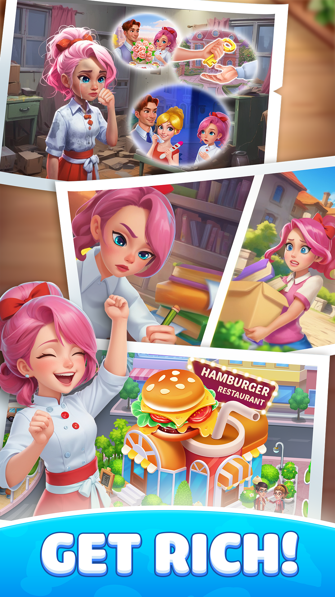 اسکرین شات 3 بازی Diner Story: Merge Cook Decor