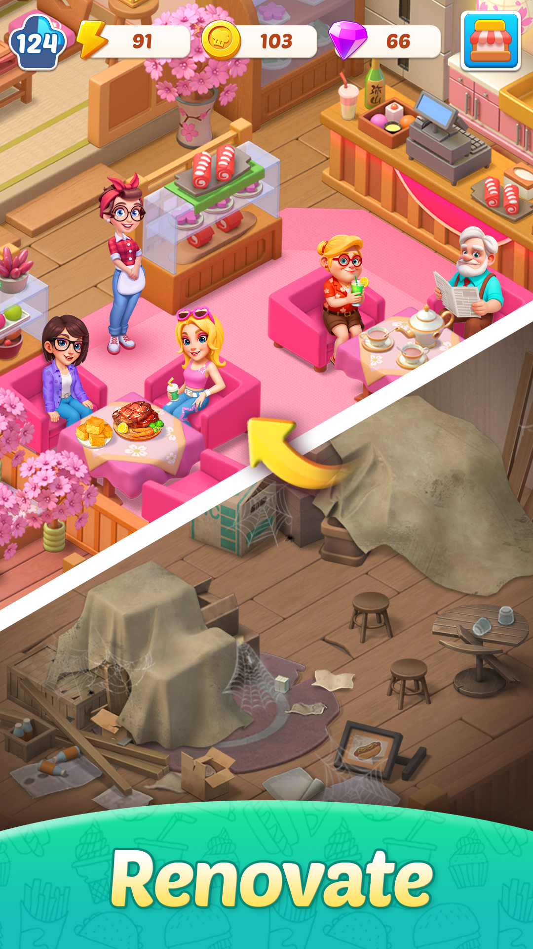 اسکرین شات 4 بازی Merge Cooking®