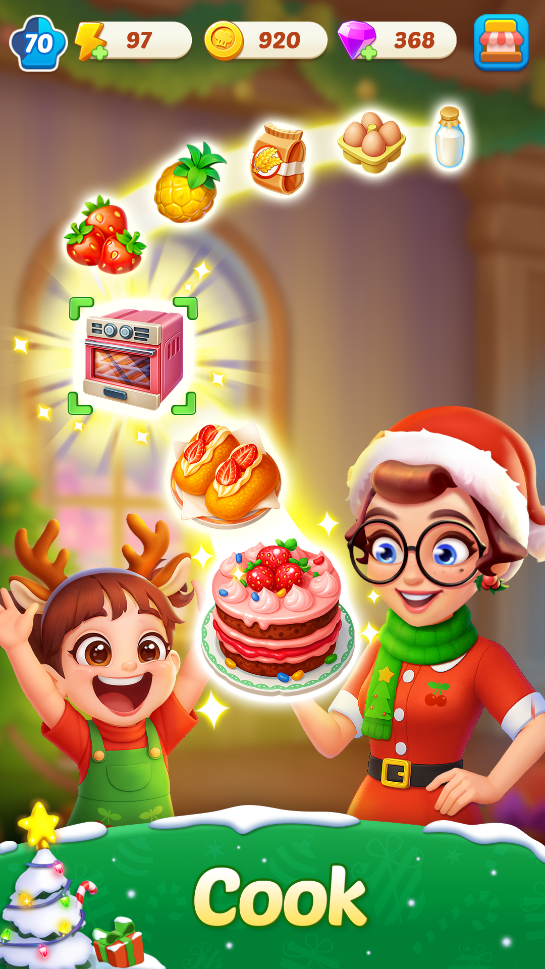 اسکرین شات 2 بازی Merge Cooking®