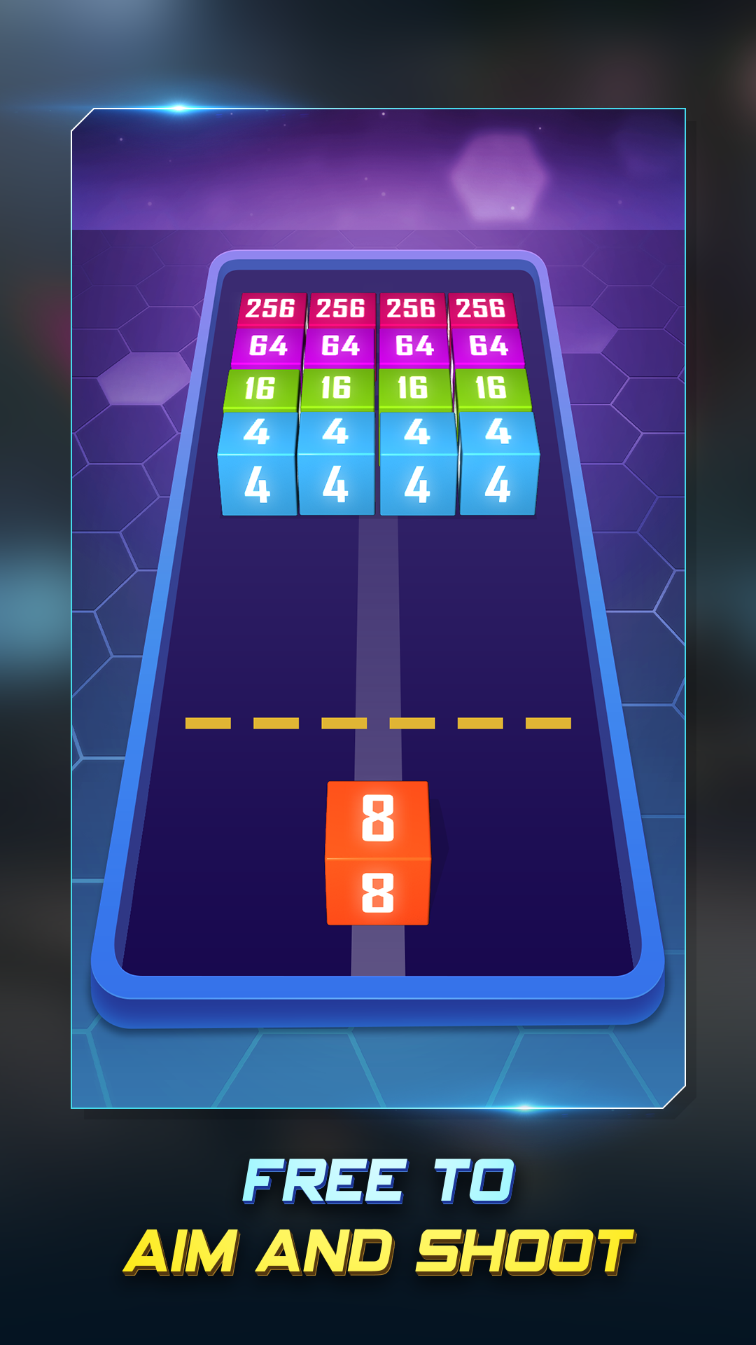 اسکرین شات 2 بازی 2048 Cube Winner—Aim To Win Di