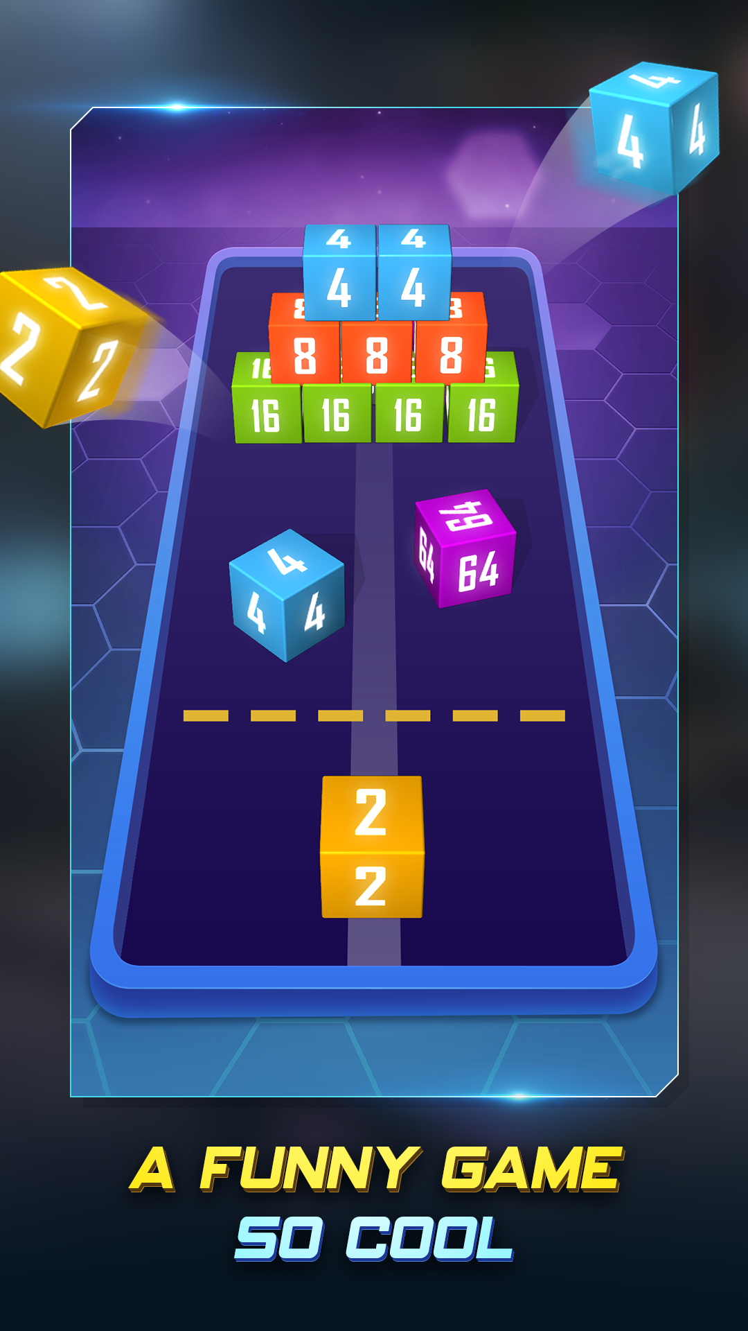 اسکرین شات 1 بازی 2048 Cube Winner—Aim To Win Di