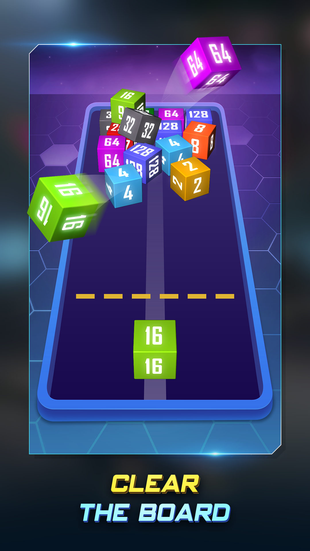اسکرین شات 3 بازی 2048 Cube Winner—Aim To Win Di