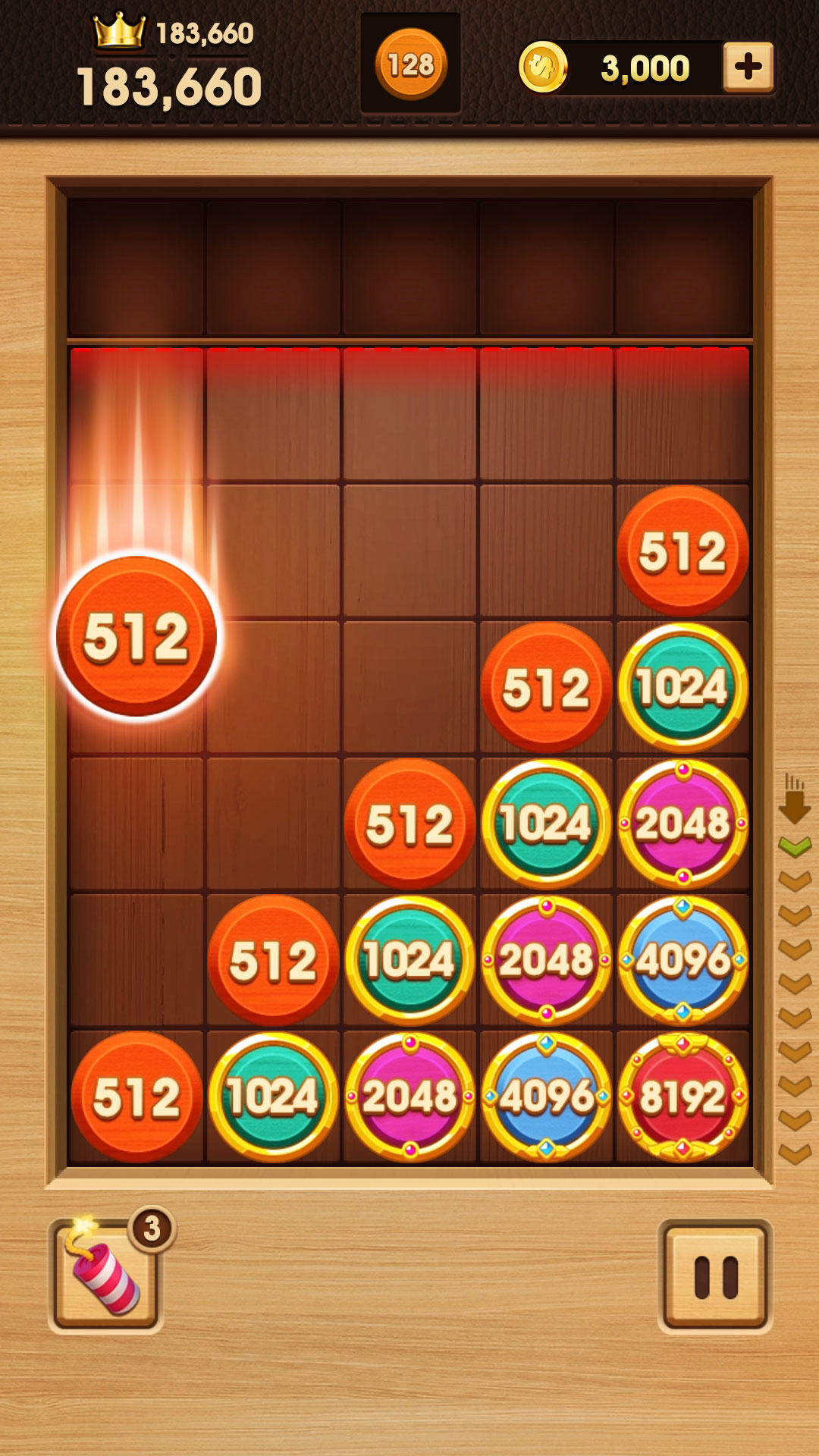 اسکرین شات 4 بازی Merge Numbers – 2048 Puzzle