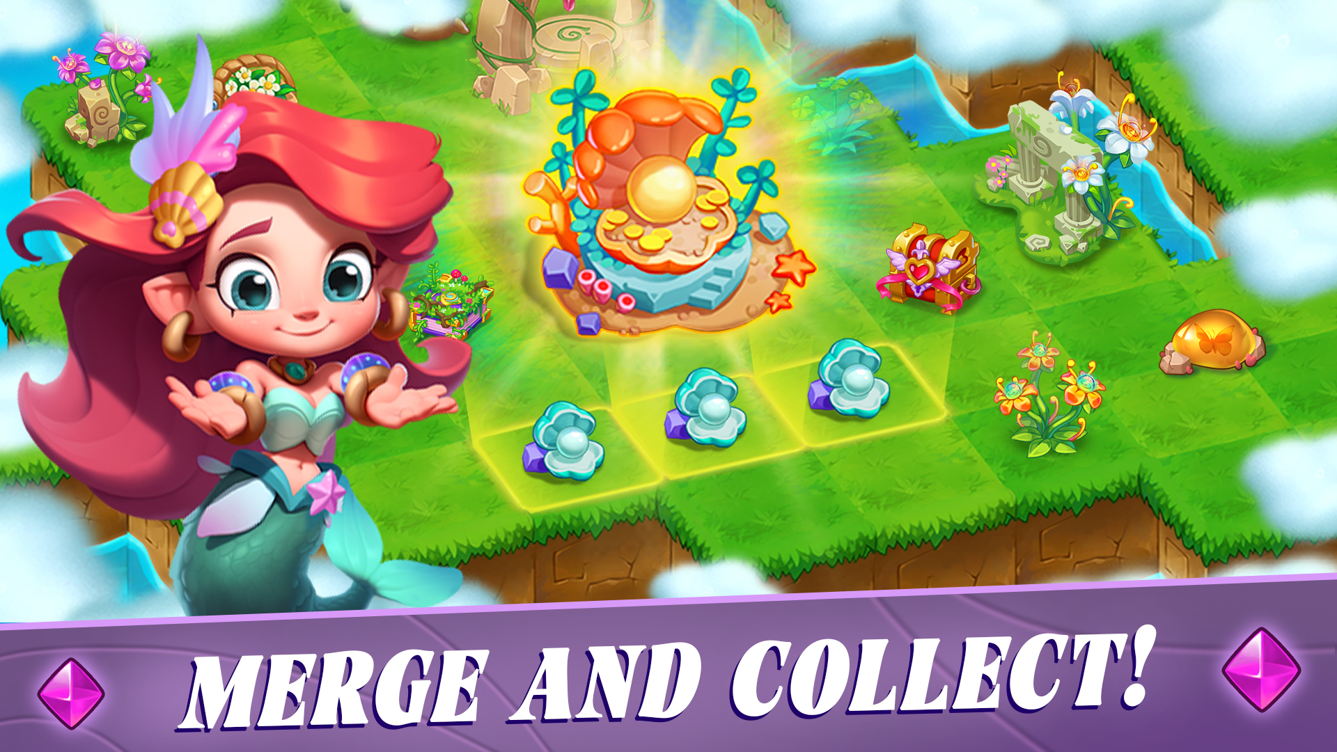 اسکرین شات 2 بازی Merge Elves-Merge 3 Puzzles