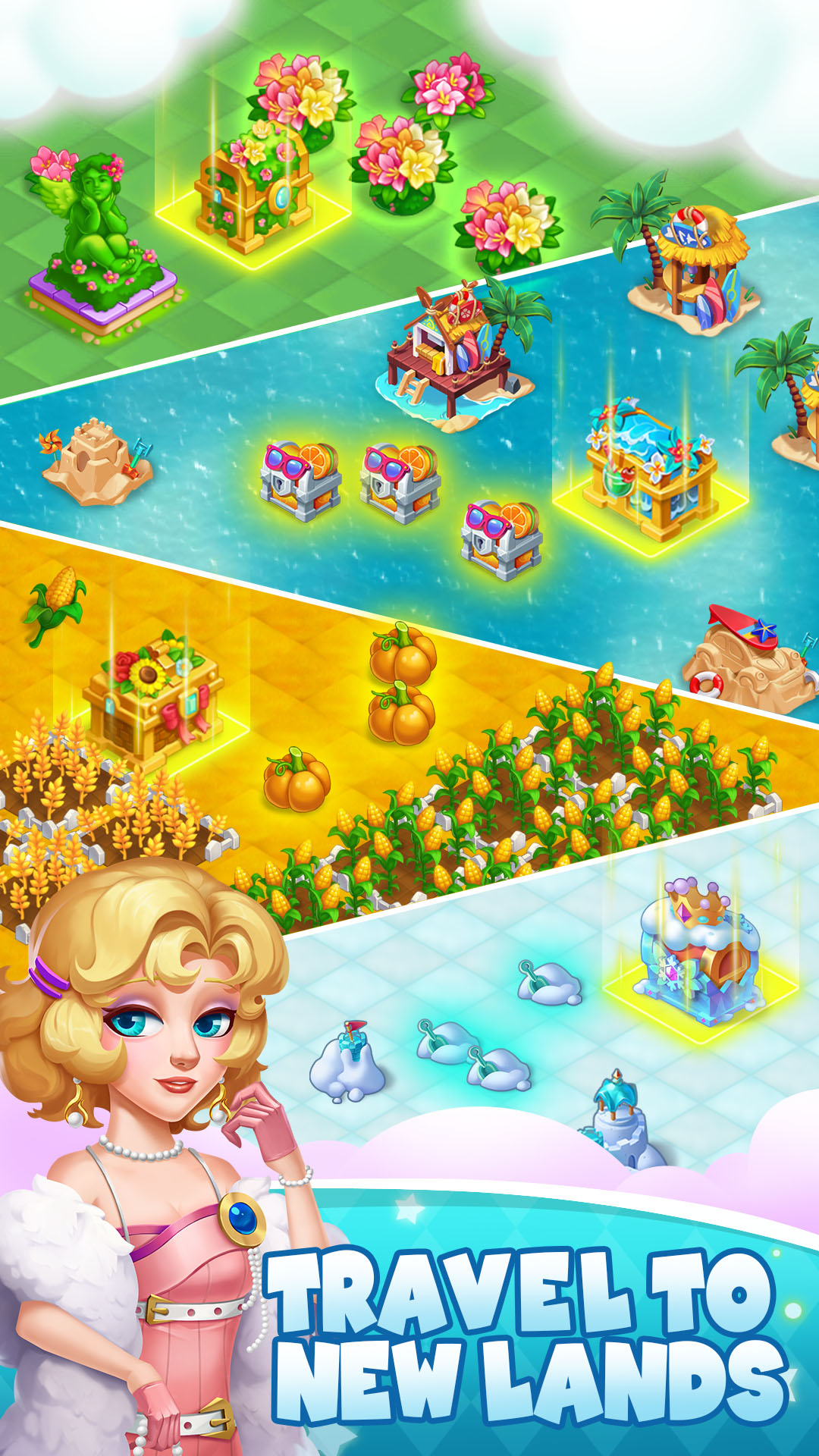 اسکرین شات 5 بازی Merge Farmtown