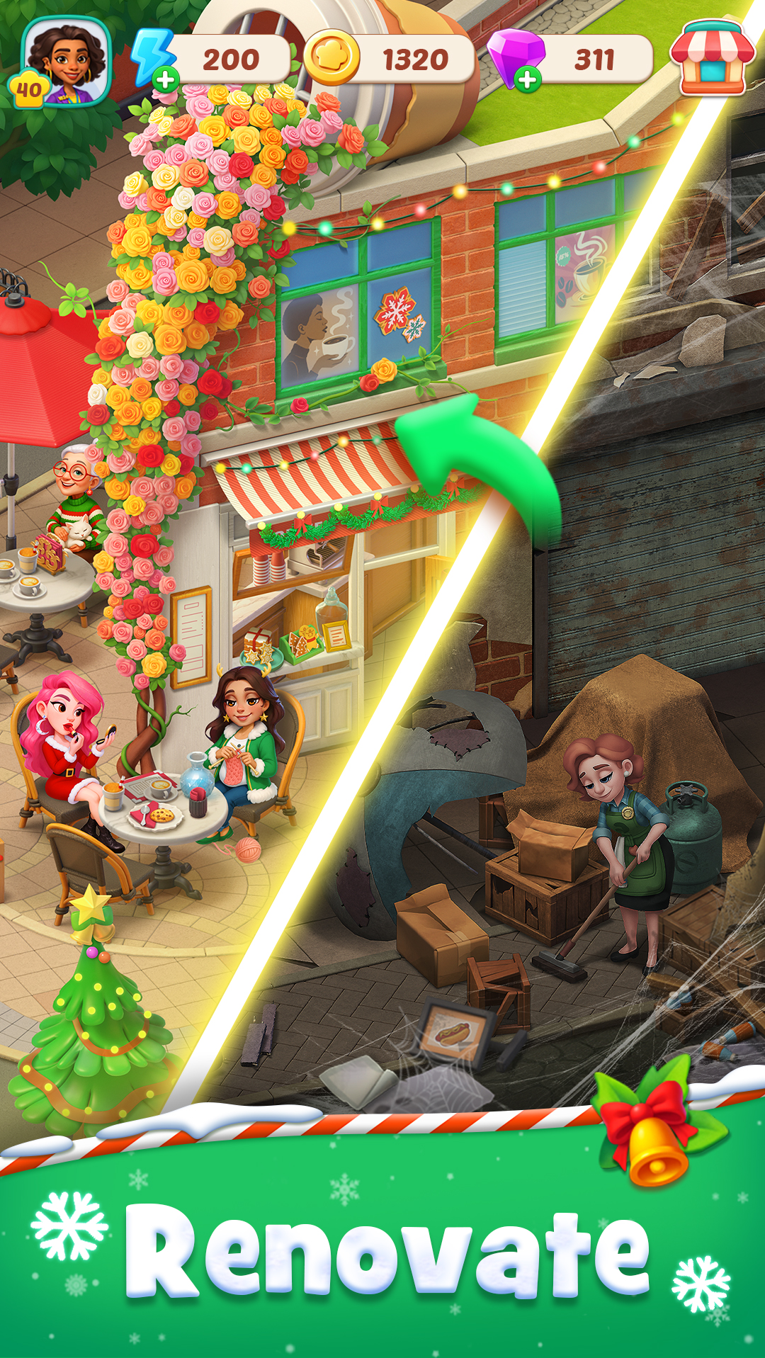 اسکرین شات 4 بازی Foodstars: Merge & Cook