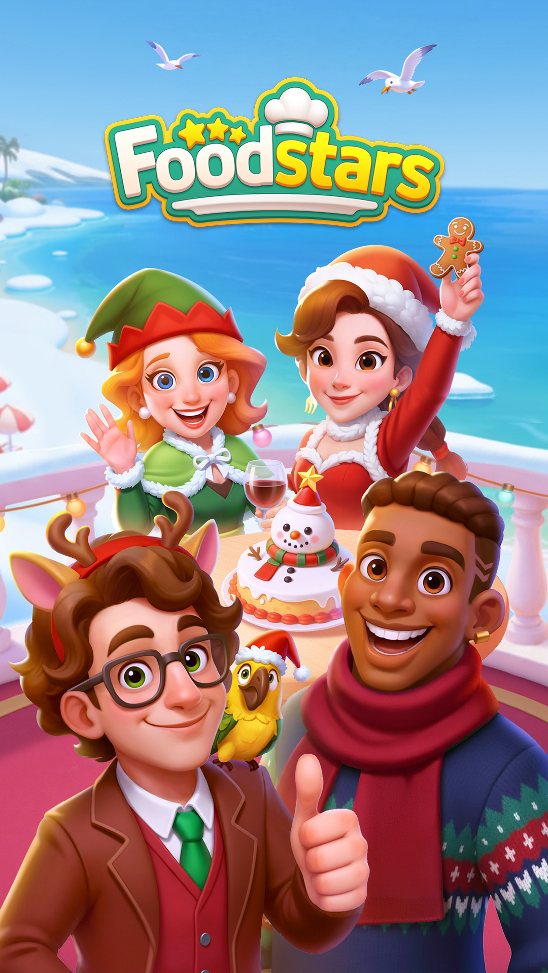 اسکرین شات 7 بازی Foodstars: Merge & Cook