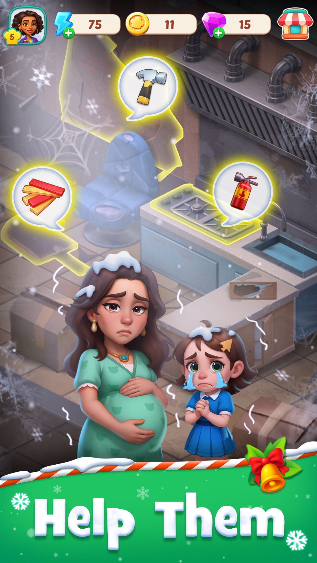 اسکرین شات 6 بازی Foodstars: Merge & Cook