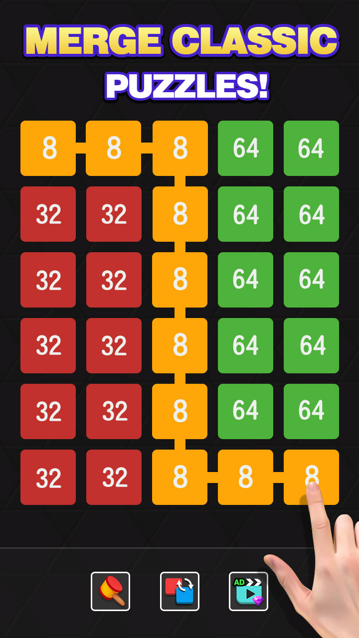 اسکرین شات 6 بازی Brain Merge: 2248 Puzzle Game