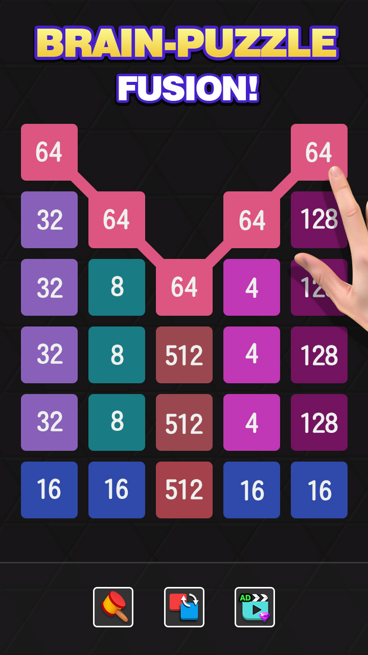 اسکرین شات 7 بازی Brain Merge: 2248 Puzzle Game