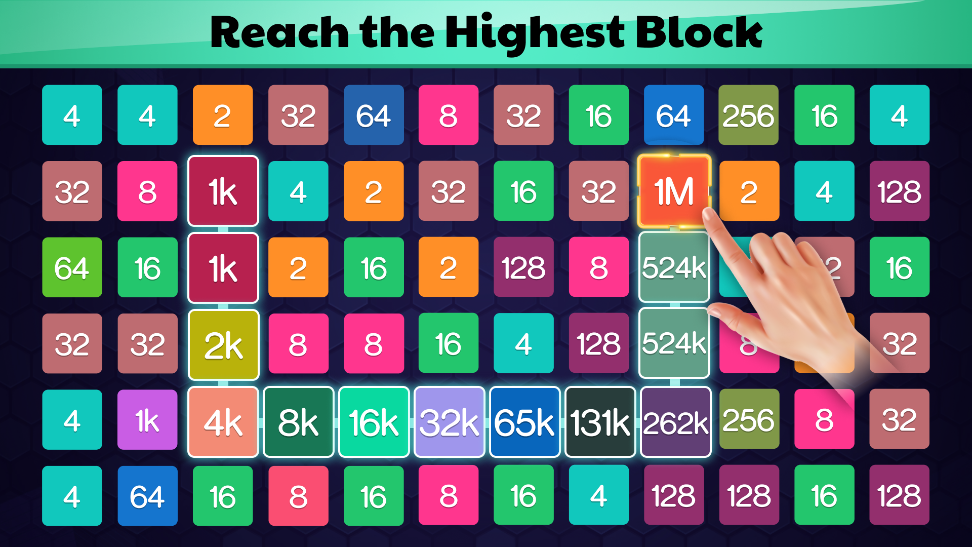 اسکرین شات 5 بازی 2248 - Numbers Merge 2248 Game