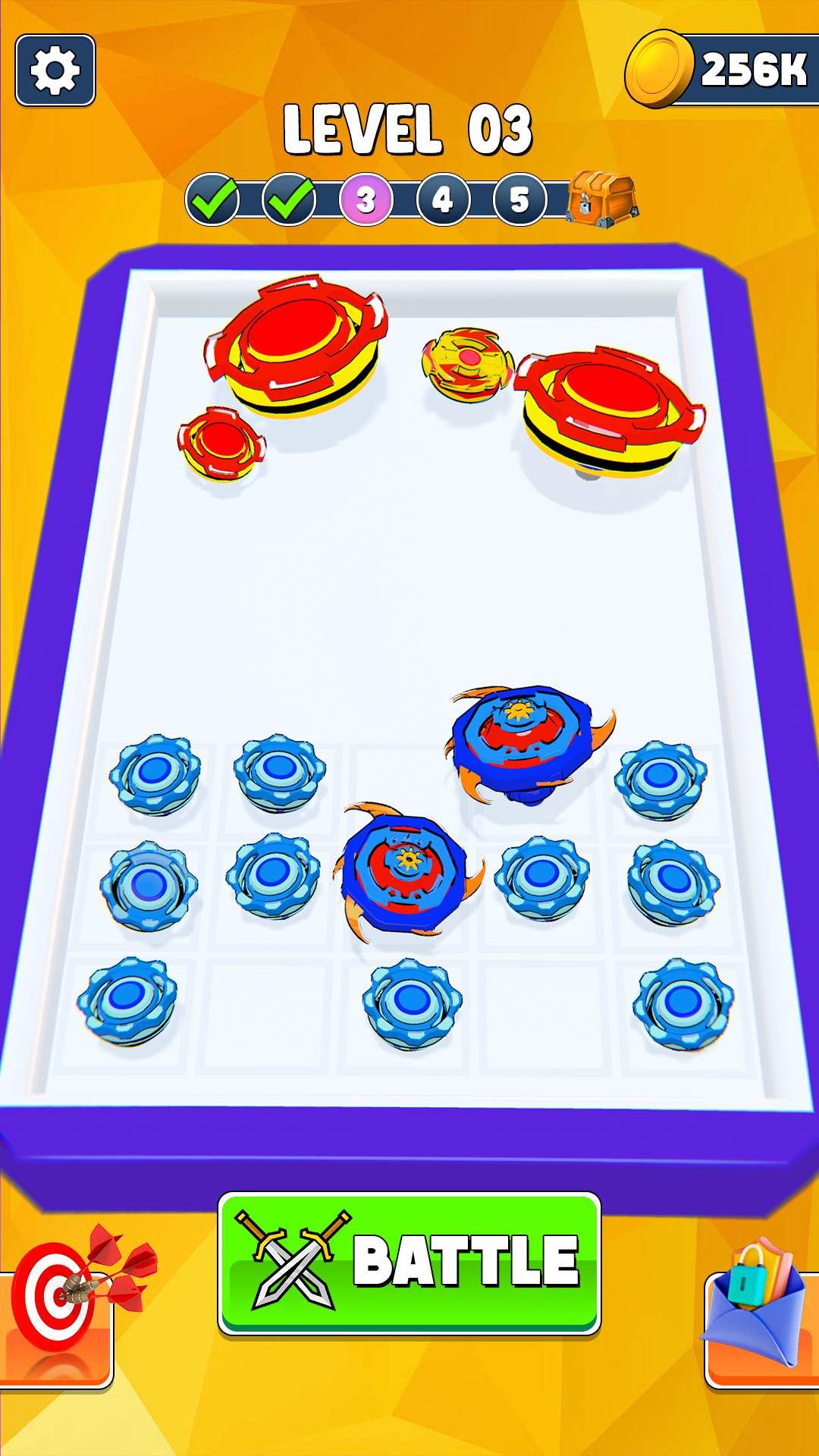 اسکرین شات 1 بازی Merge & Battle Spinner Game