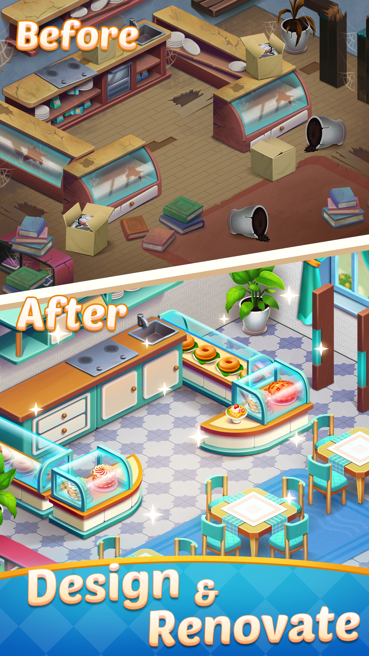 اسکرین شات 2 بازی Merge Town - Decor Mansion