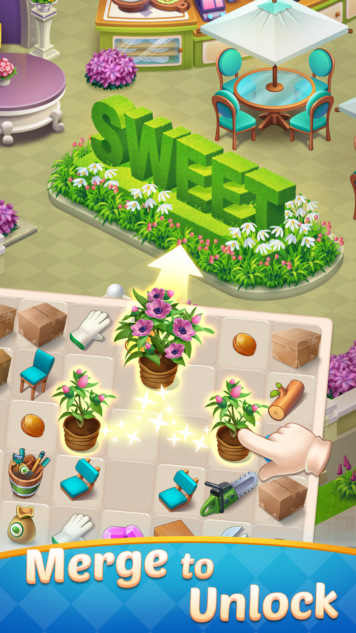اسکرین شات 3 بازی Merge Town - Decor Mansion