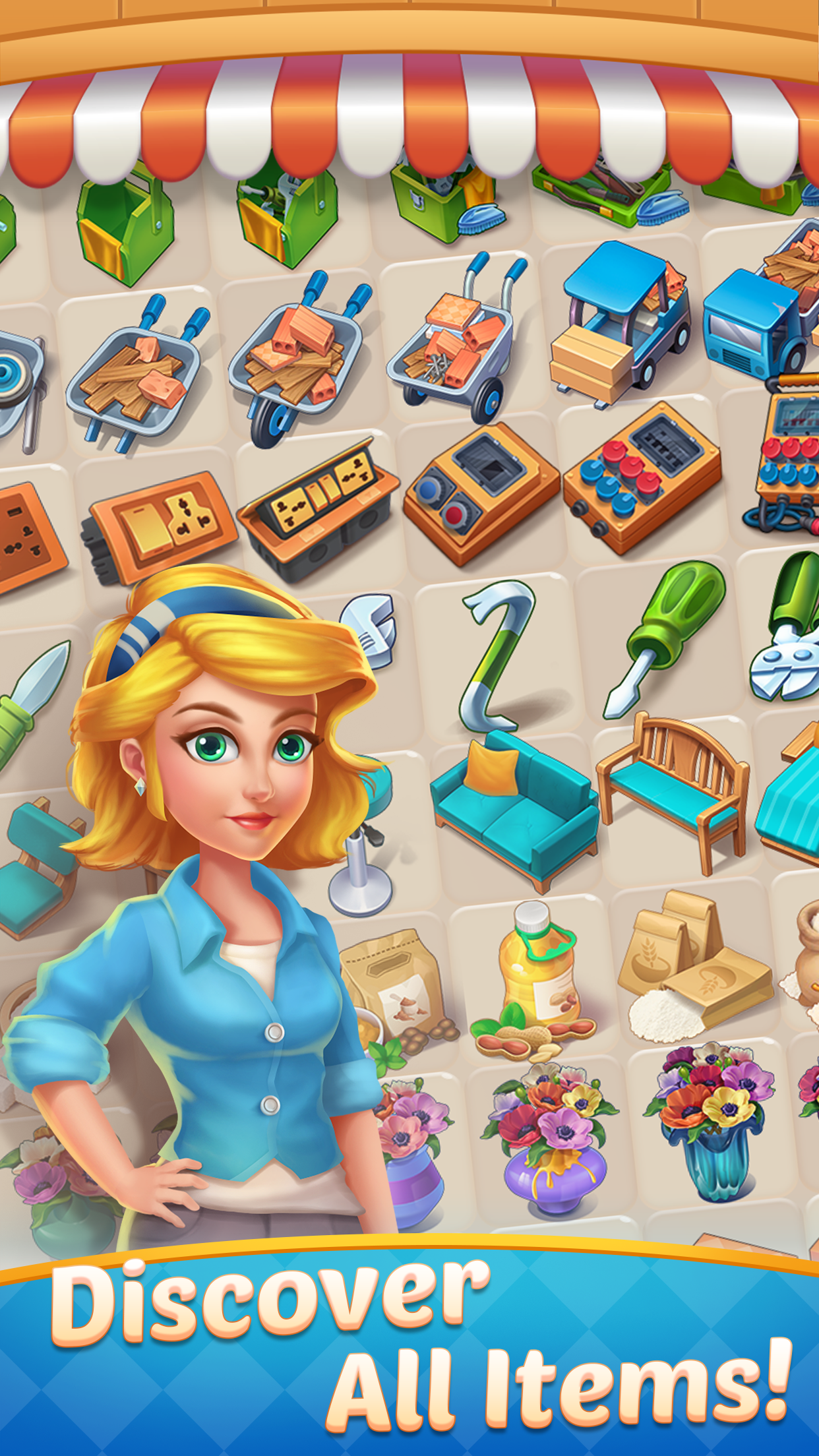 اسکرین شات 4 بازی Merge Town - Decor Mansion
