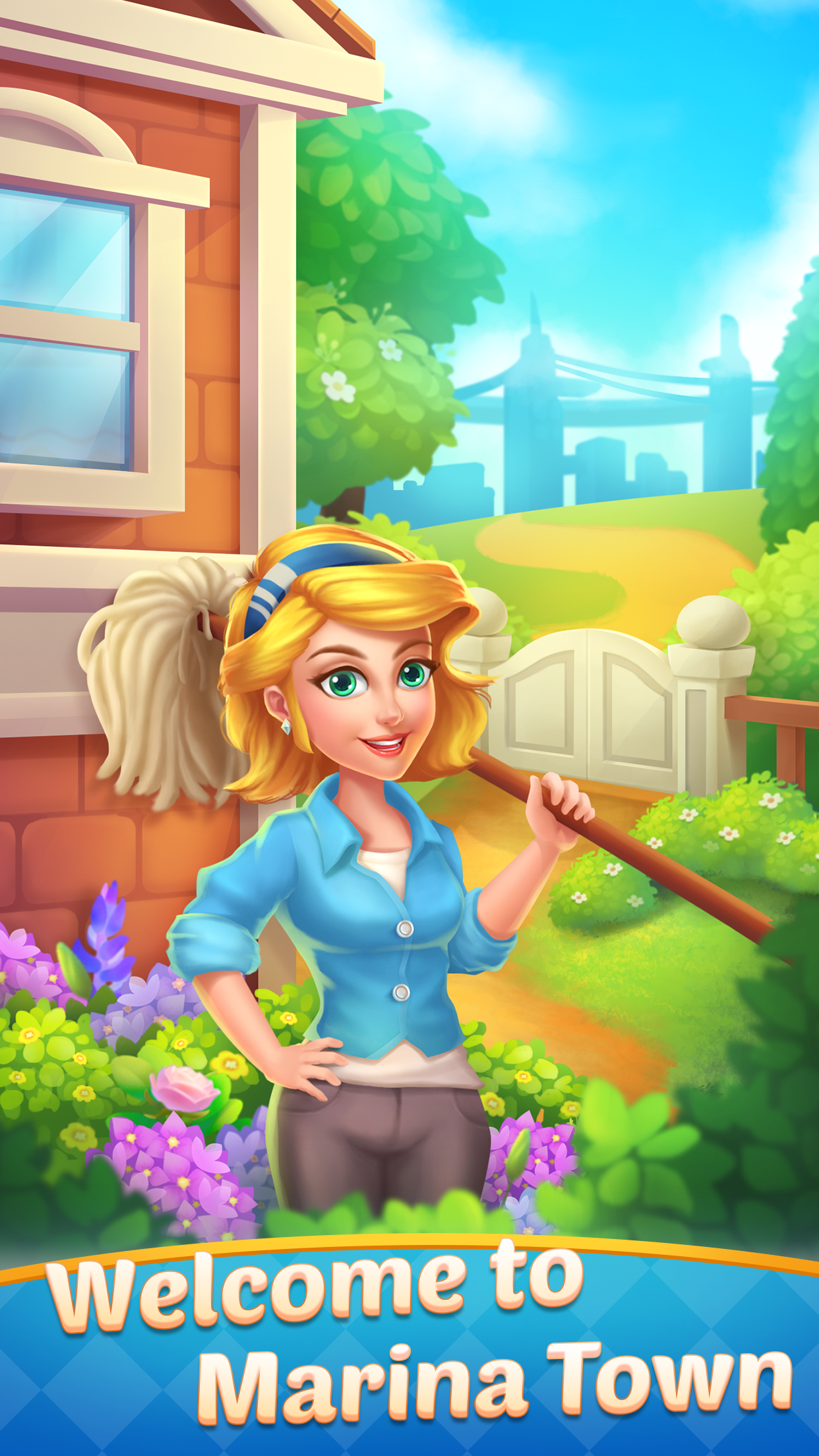 اسکرین شات 1 بازی Merge Town - Decor Mansion