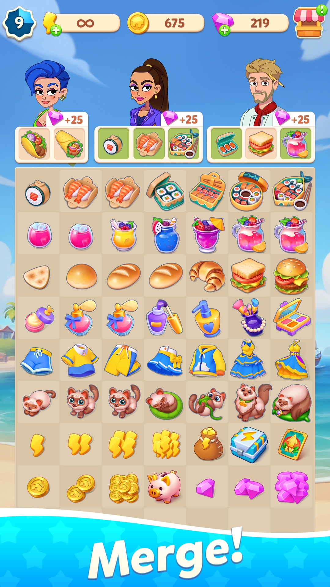 اسکرین شات 3 بازی Town Horizon: Merge It