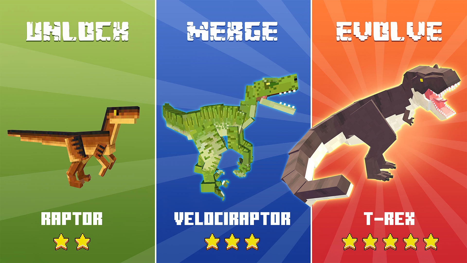 اسکرین شات 8 بازی Dinosaur Merge: Block Fighting