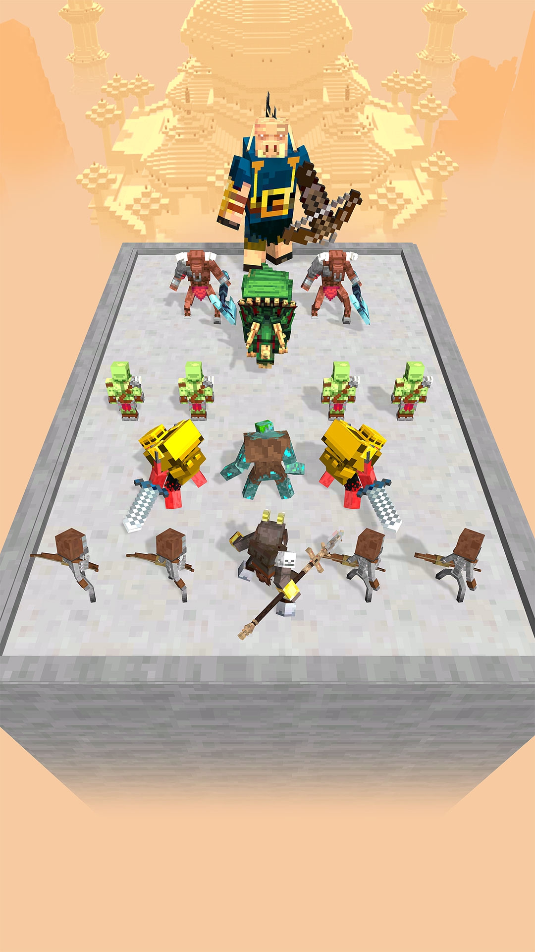 اسکرین شات 3 بازی Dinosaur Merge: Block Fighting