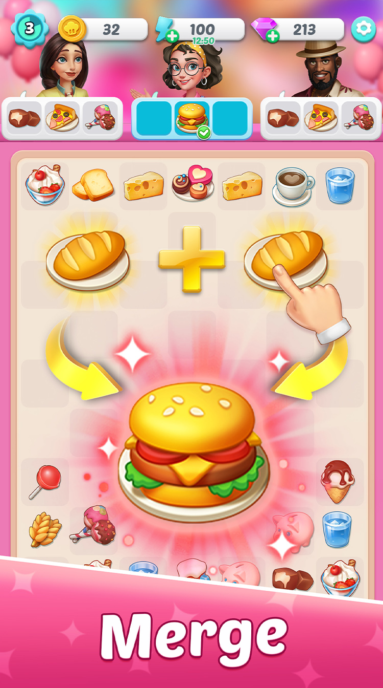اسکرین شات 1 بازی Merge Honey-Dream Design Game