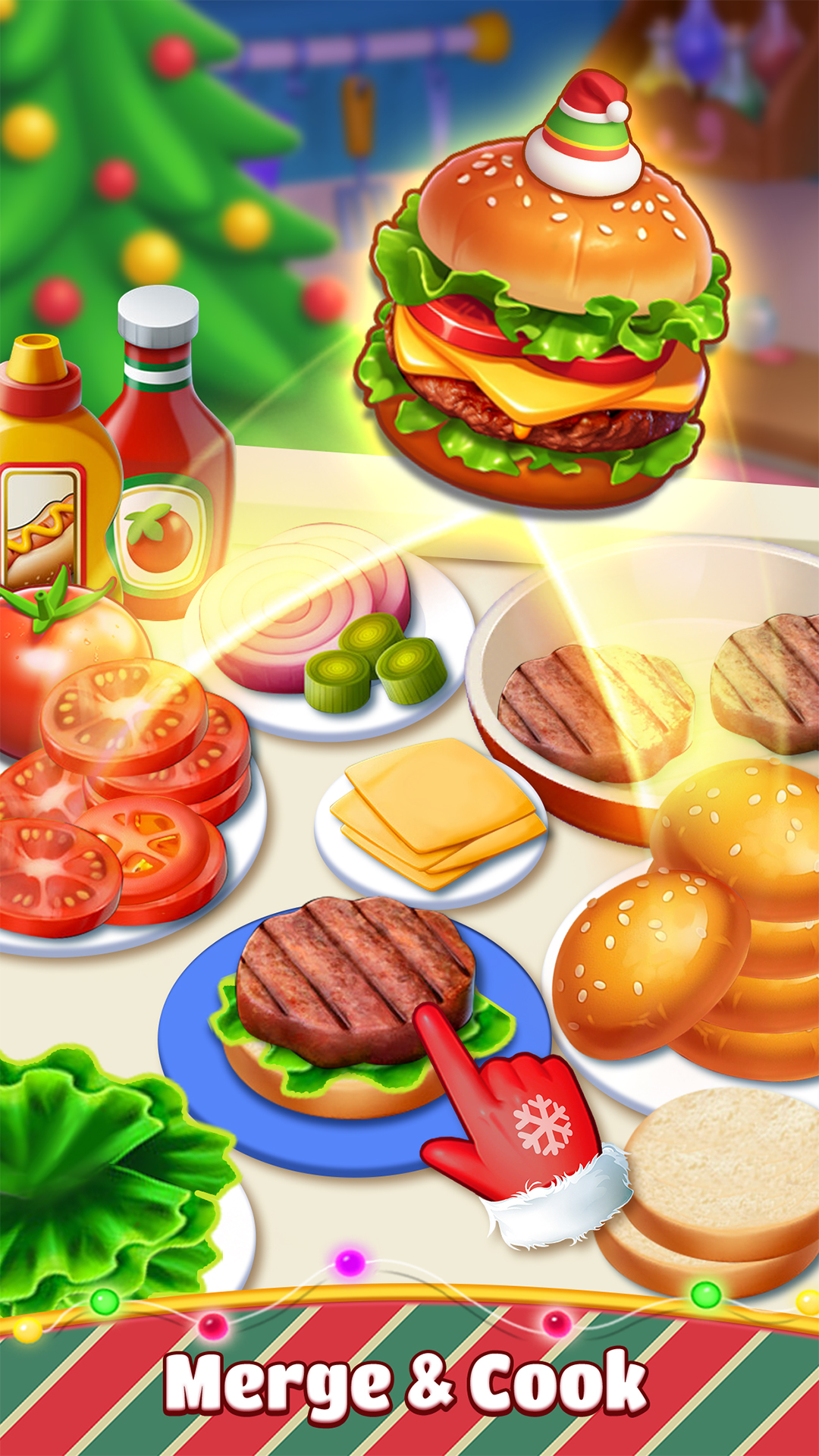 اسکرین شات 2 بازی Merge Diner - Restaurant Games