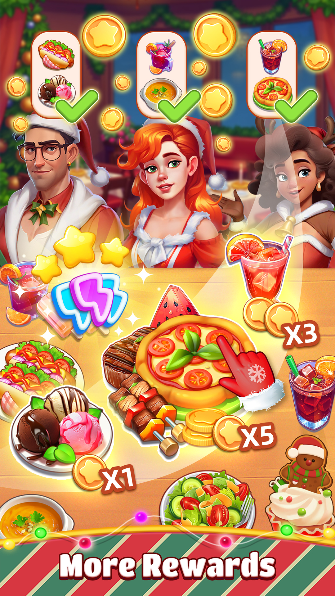 اسکرین شات 3 بازی Merge Diner - Restaurant Games