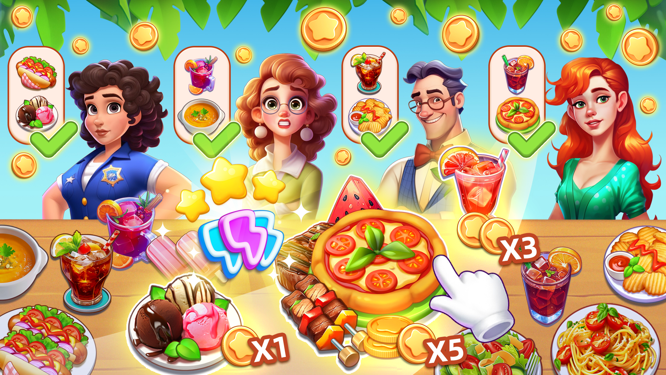 اسکرین شات 6 بازی Merge Diner - Restaurant Games
