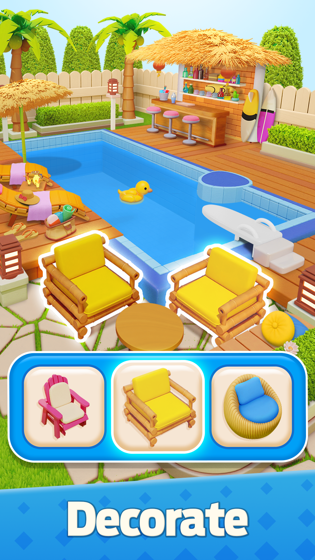 اسکرین شات 3 بازی Mergedom: Home Design & Merge