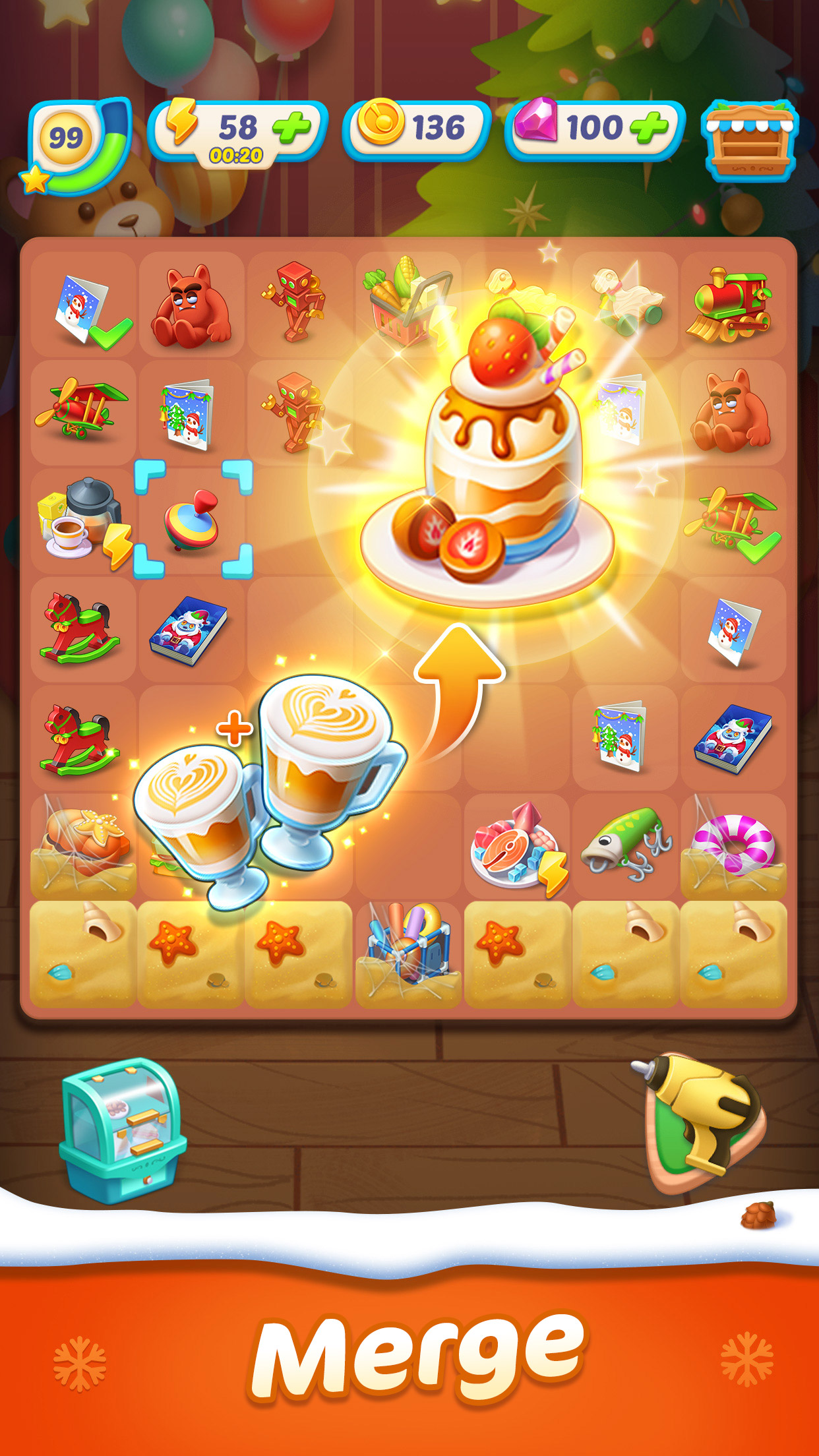 اسکرین شات 4 بازی Gossip Harbor®: Merge & Story