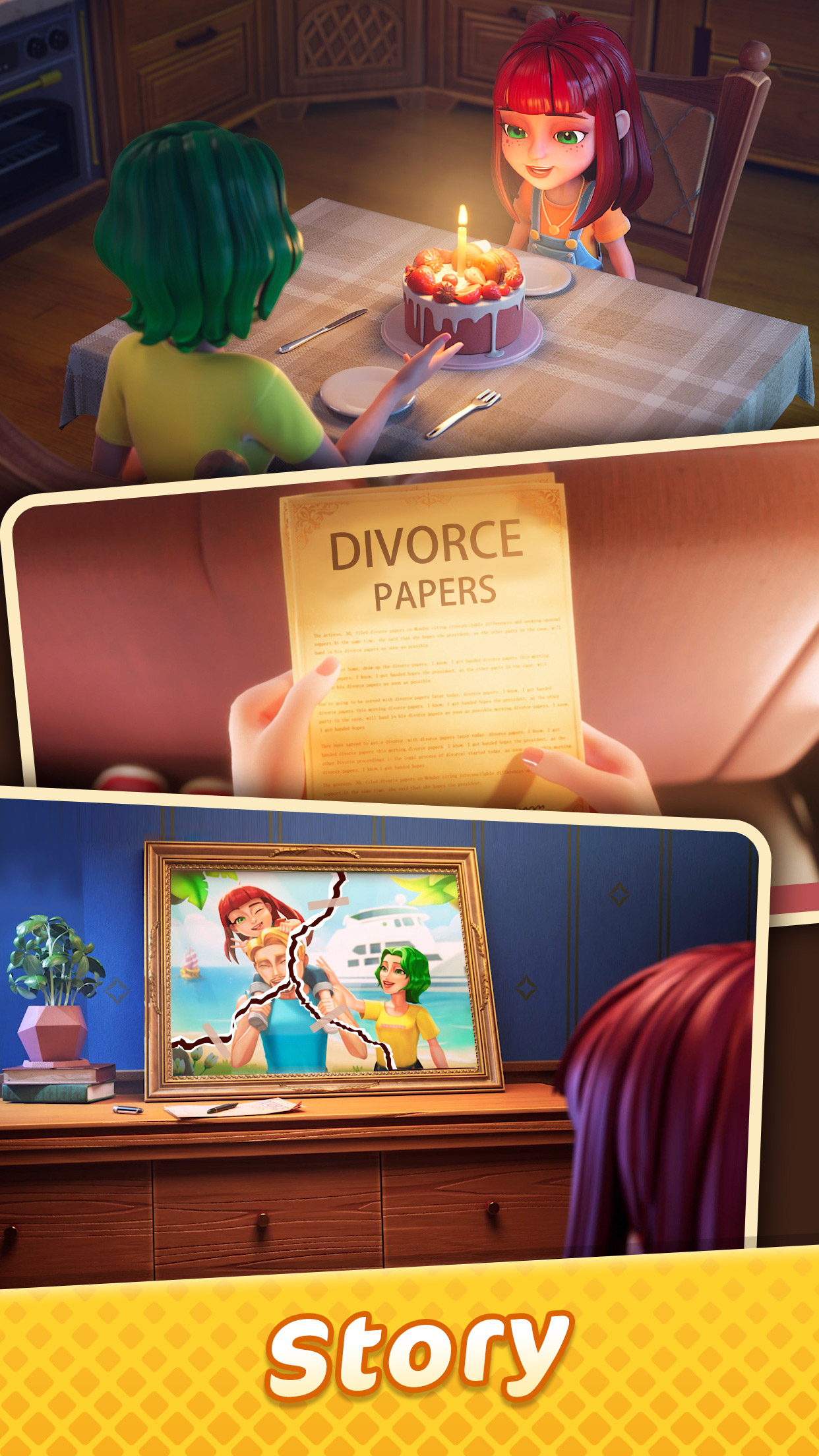 اسکرین شات 3 بازی Gossip Harbor®: Merge & Story